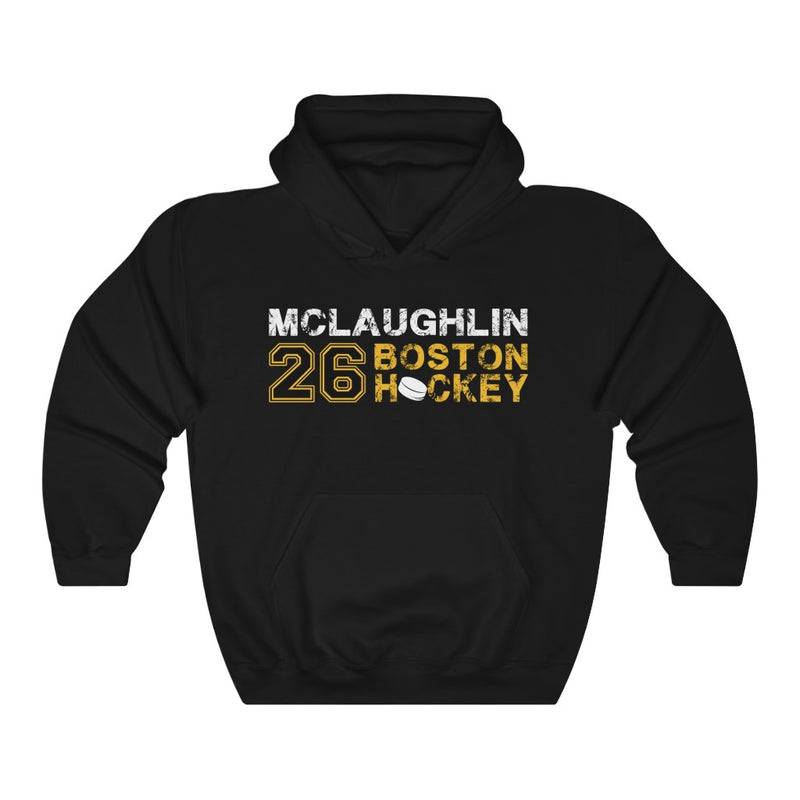 McLaughlin 26 Boston Hockey Unisex Hooded Sweatshirt