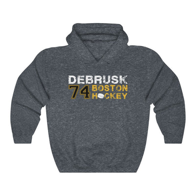 DeBrusk 74 Boston Hockey Unisex Hooded Sweatshirt