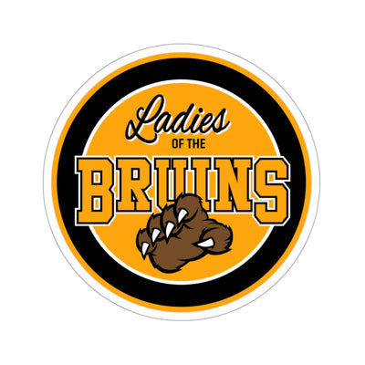 Ladies Of The Bruins Group Logo Kiss-Cut Stickers