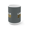 Lindholm 27 Boston Hockey Ceramic Coffee Mug In Gray, 15oz