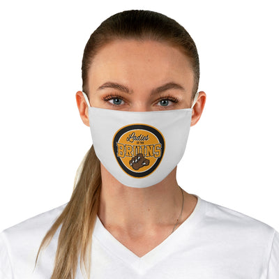 Ladies Of The Bruins Adjustable Face Mask In White