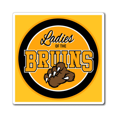 Ladies Of The Bruins Multi-Use Magnets, Yellow