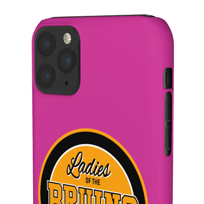 Ladies Of The Bruins Snap Phone Cases in Pink