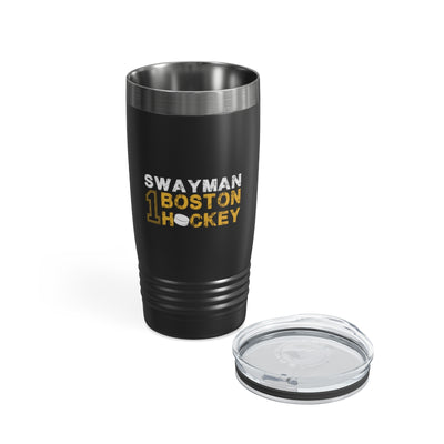 Swayman 1 Boston Hockey Ringneck Tumbler, 20 oz