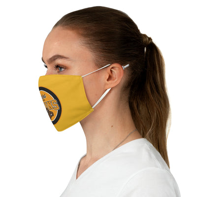 Ladies Of The Bruins Adjustable Face Mask In Gold