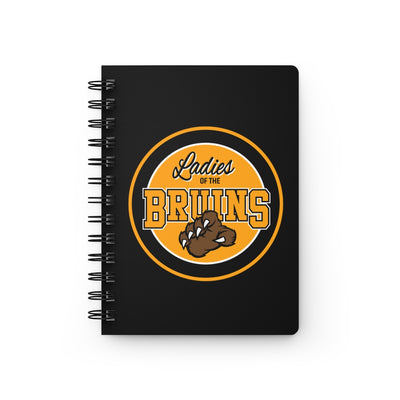 Ladies Of The Bruins Spiral Bound Journal In Black