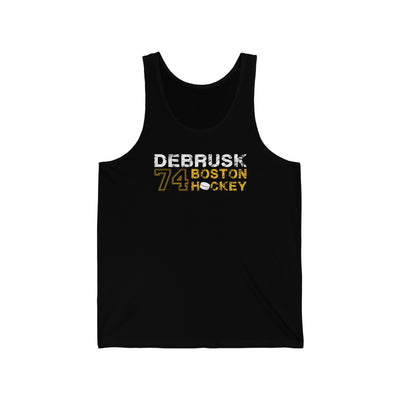 DeBrusk 74 Boston Hockey Unisex Jersey Tank Top