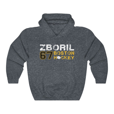 Zboril 67 Boston Hockey Unisex Hooded Sweatshirt