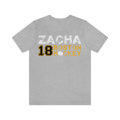 Zacha 18 Boston Hockey Unisex Jersey Tee