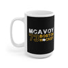 McAvoy 73 Boston Hockey Ceramic Coffee Mug In Black, 15oz