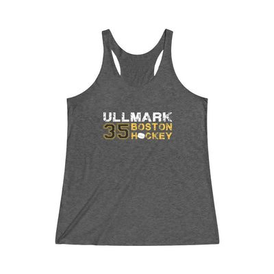 Ullmark 35 Boston Hockey Women's Tri-Blend Racerback Tank