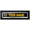 Boston Bruins Personalized Framed Wall Art, 6x22 Inch