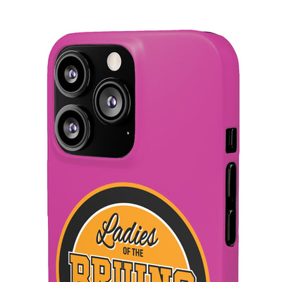 Ladies Of The Bruins Snap Phone Cases in Pink