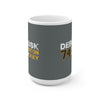 DeBrusk 74 Boston Hockey Ceramic Coffee Mug In Gray, 15oz