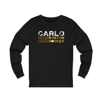 Carlo 25 Boston Hockey Unisex Jersey Long Sleeve Shirt