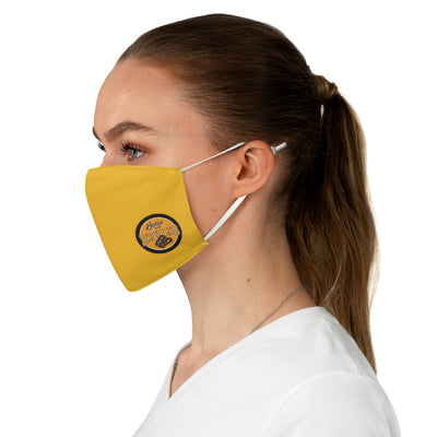 Ladies Of The Bruins Small Logo Adjustable Face Mask In Gold