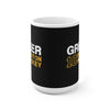 Greer 10 Boston Hockey Ceramic Coffee Mug In Black, 15oz