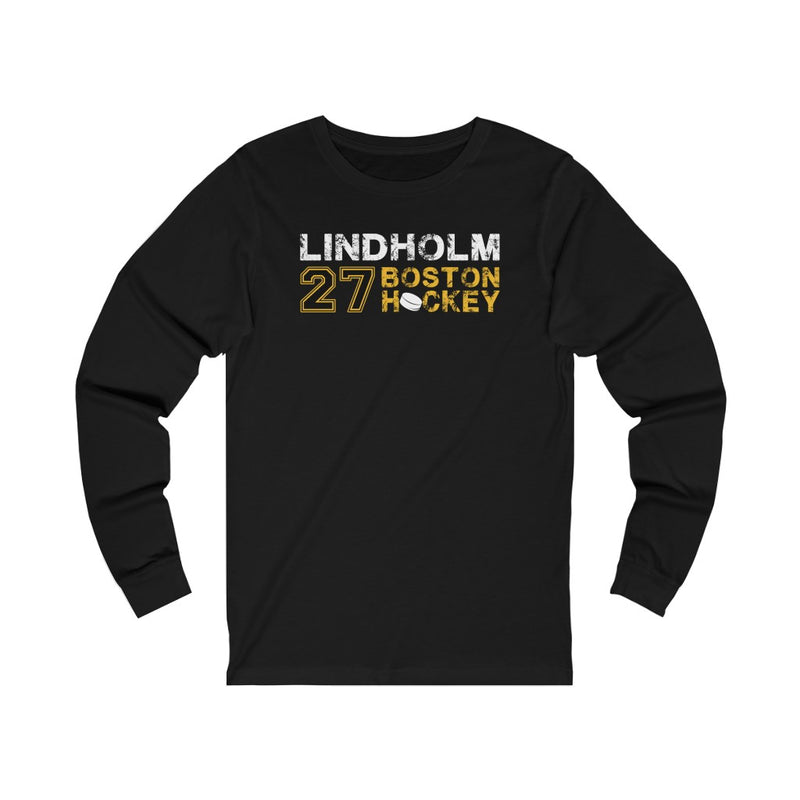 Lindholm 27 Boston Hockey Unisex Jersey Long Sleeve Shirt