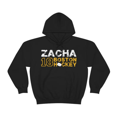 Zacha 18 Boston Hockey Unisex Hooded Sweatshirt
