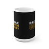 Pastrnak 88 Boston Hockey Ceramic Coffee Mug In Black, 15oz