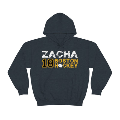 Zacha 18 Boston Hockey Unisex Hooded Sweatshirt