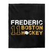 Frederic 11 Boston Hockey Velveteen Plush Blanket
