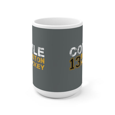Coyle 13 Boston Hockey Ceramic Coffee Mug In Gray, 15oz