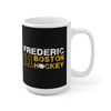 Frederic 11 Boston Hockey Ceramic Coffee Mug In Black, 15oz