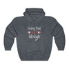 "Living That Hockey Mom Lifestyle" Unisex Hooded Sweatshirt