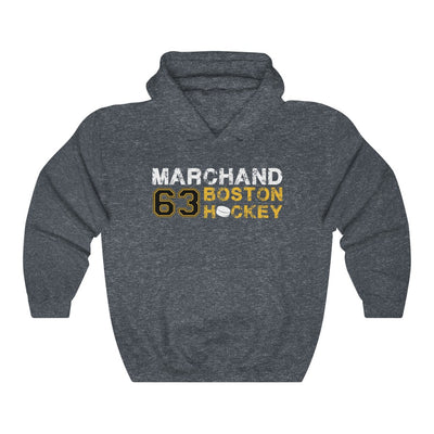 Marchand 63 Boston Hockey Unisex Hooded Sweatshirt