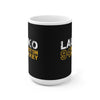 Lauko 94 Boston Hockey Ceramic Coffee Mug In Black, 15oz